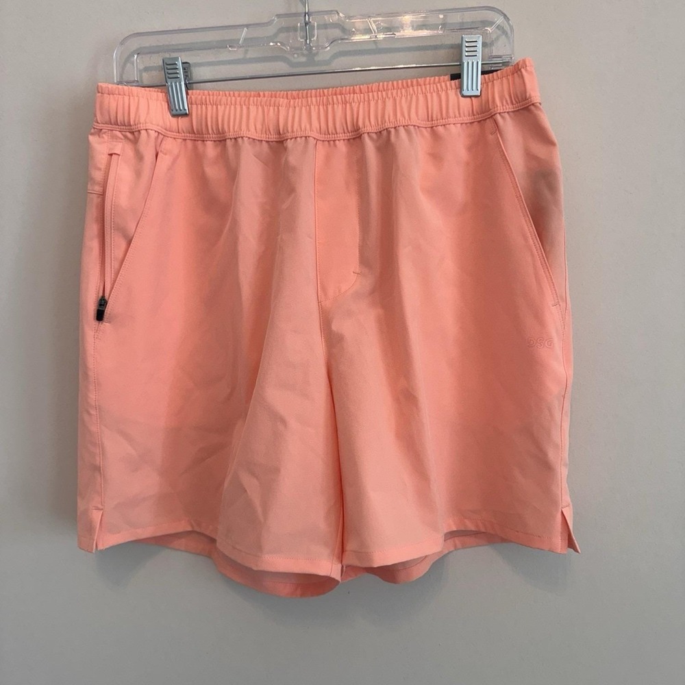 DSG Men's 6" Agility Woven Shorts Size Medium Pink Ray NWT Athletic Running Gym